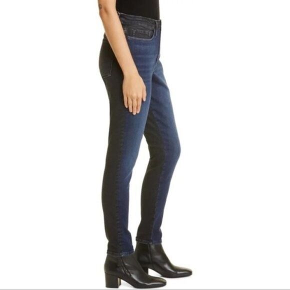 FRAME denim Le One Skinny Two Tone Jeans NWT - Picture 3 of 6